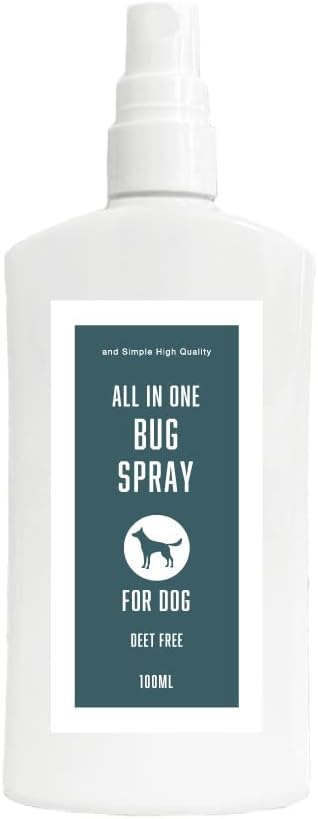 オーガニック犬用虫除けスプレー 100ml - お散歩用オールインワン