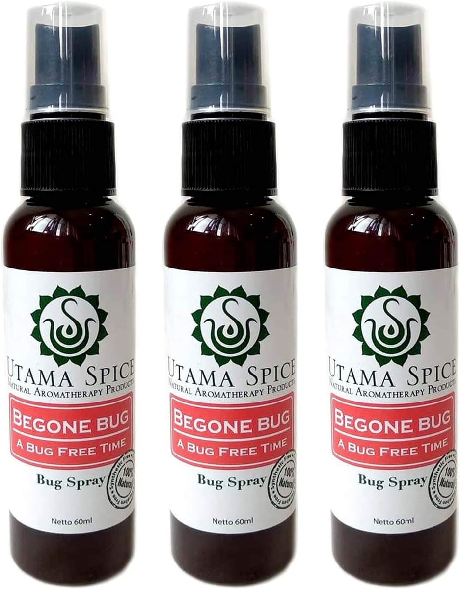 ナチュラルハーブ虫よけスプレー Begone Bug 60ml×3本セット