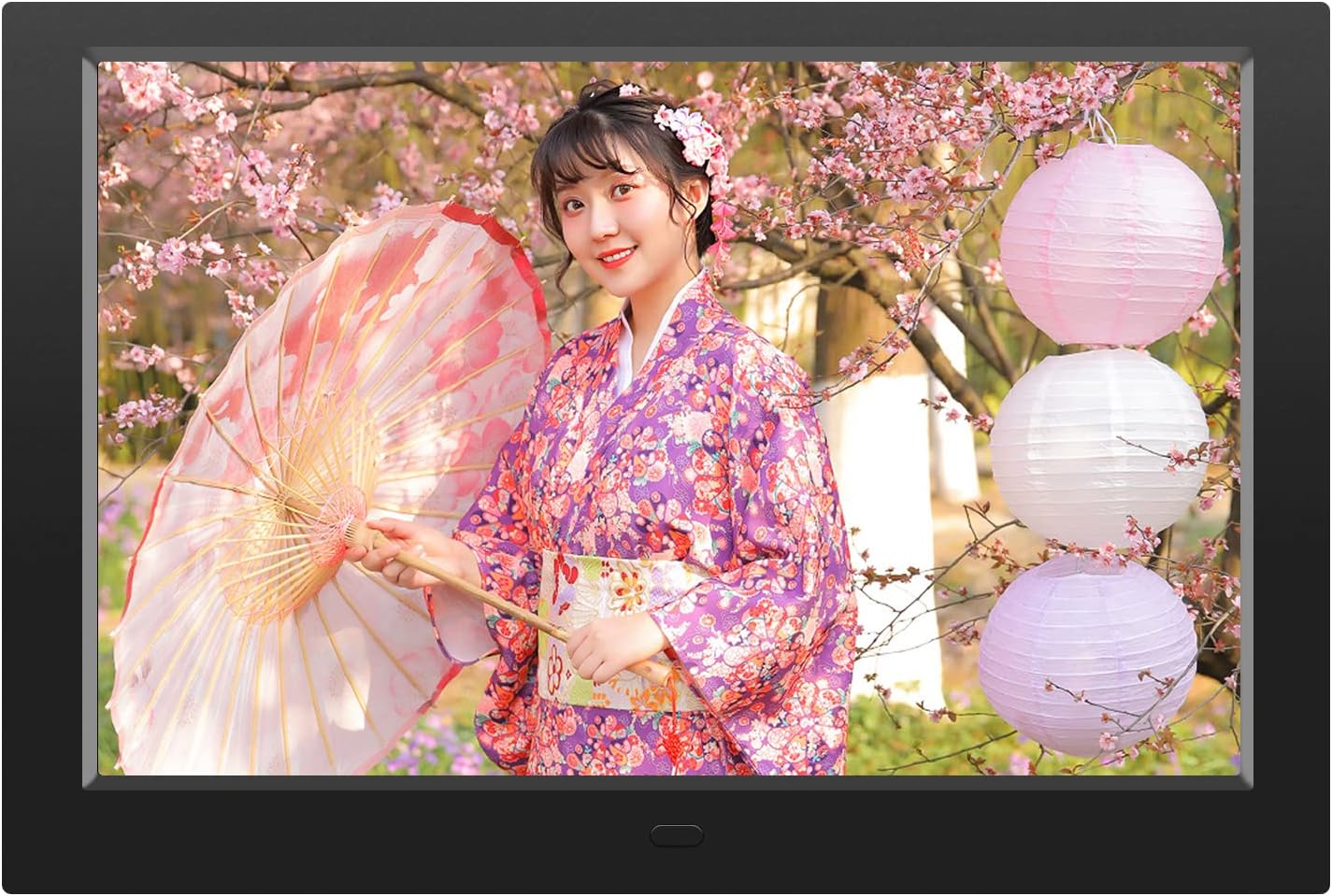 リモコン付き10インチデジタルフォトフレーム（1280x800 IPSパネル）USB・SDカード対応