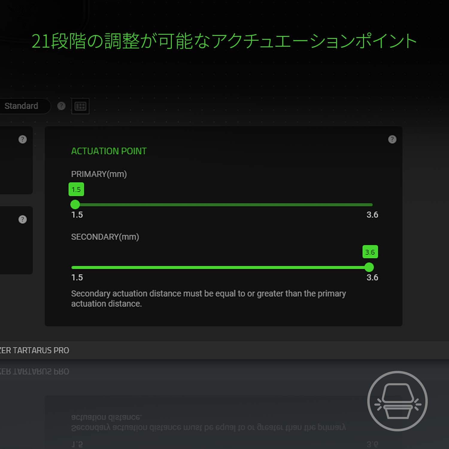 Razer Tartarus Pro 左手用キーパッド 20アナログスイッチ 32キーカスタマイズ可能