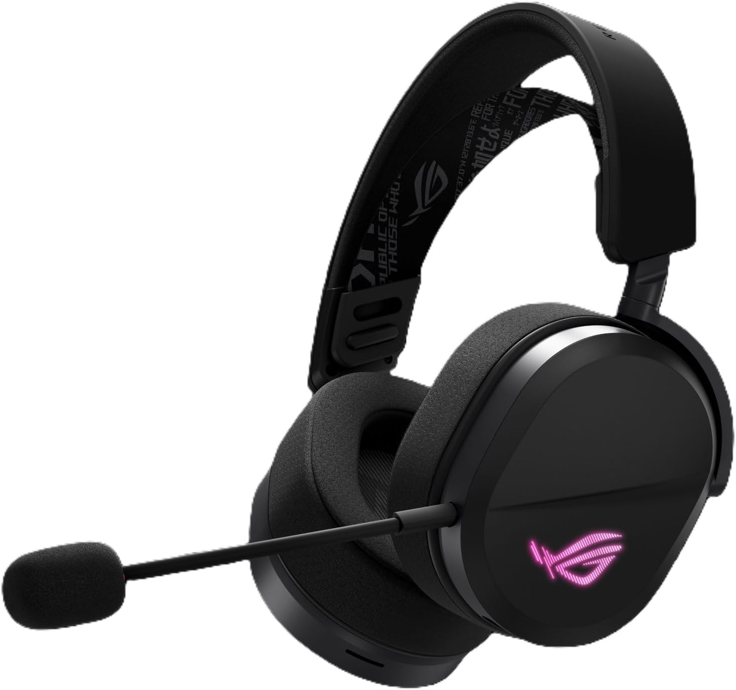 ASUS ROG Pelta 無線ゲーミングヘッドセット - Bluetooth・USB-C接続、50mmドライバー、高精度サウンド、軽量309g