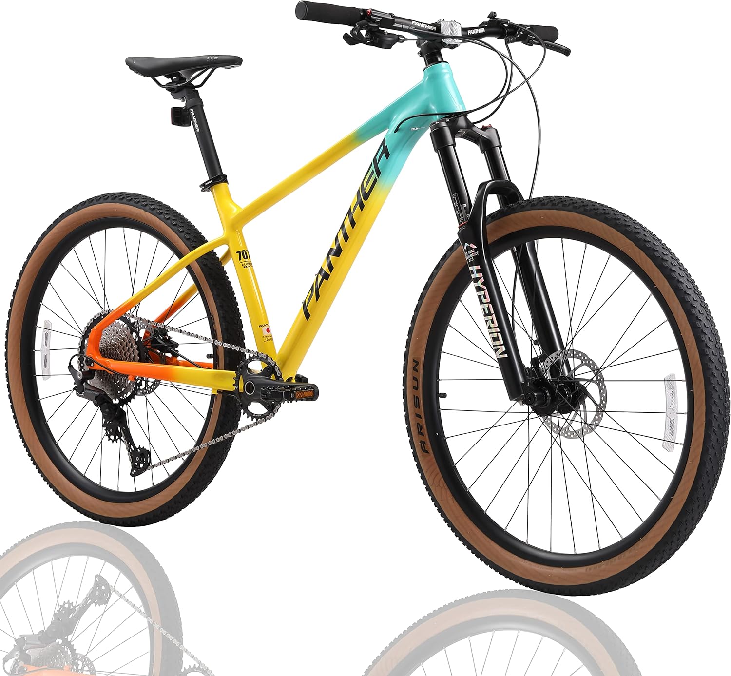 27.5インチ軽量アルミフレームのオフロードMTB自転車 - Shimano12速、油圧ディスク、リモートエアサスペンションモデル