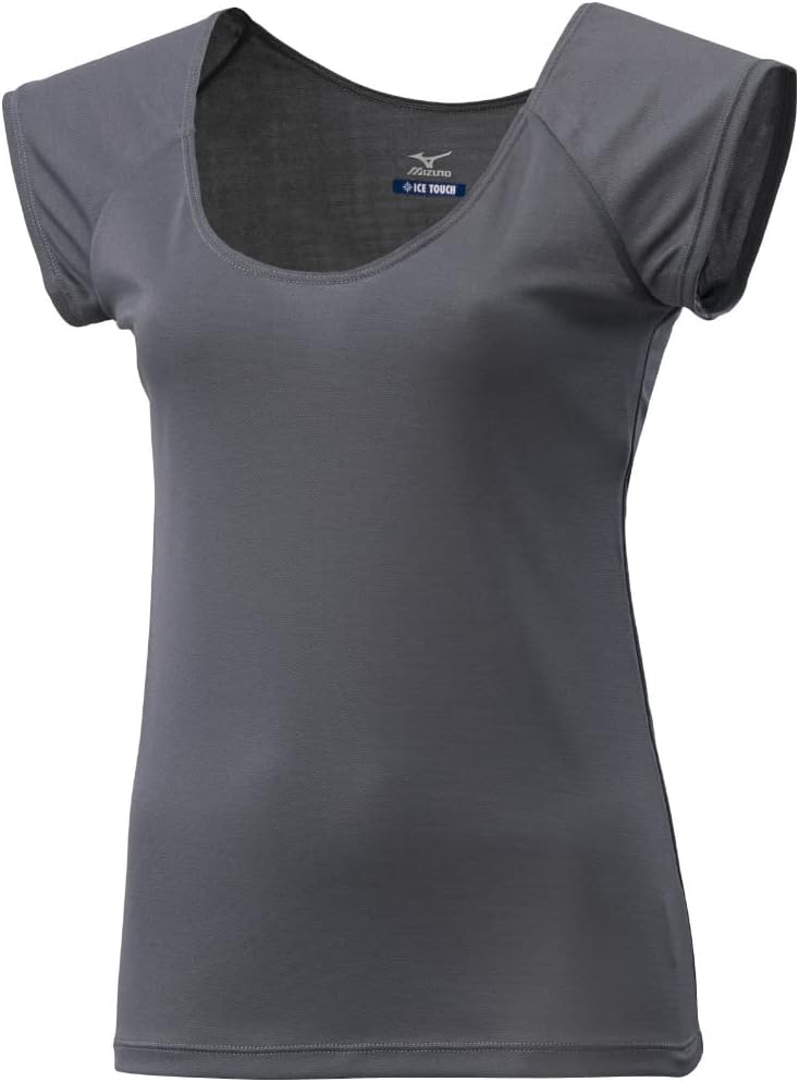 春夏向け クールインナー ミズノ アイスタッチ フレンチスリーブシャツ レディース 冷感 C2JAC311/C2JAA303