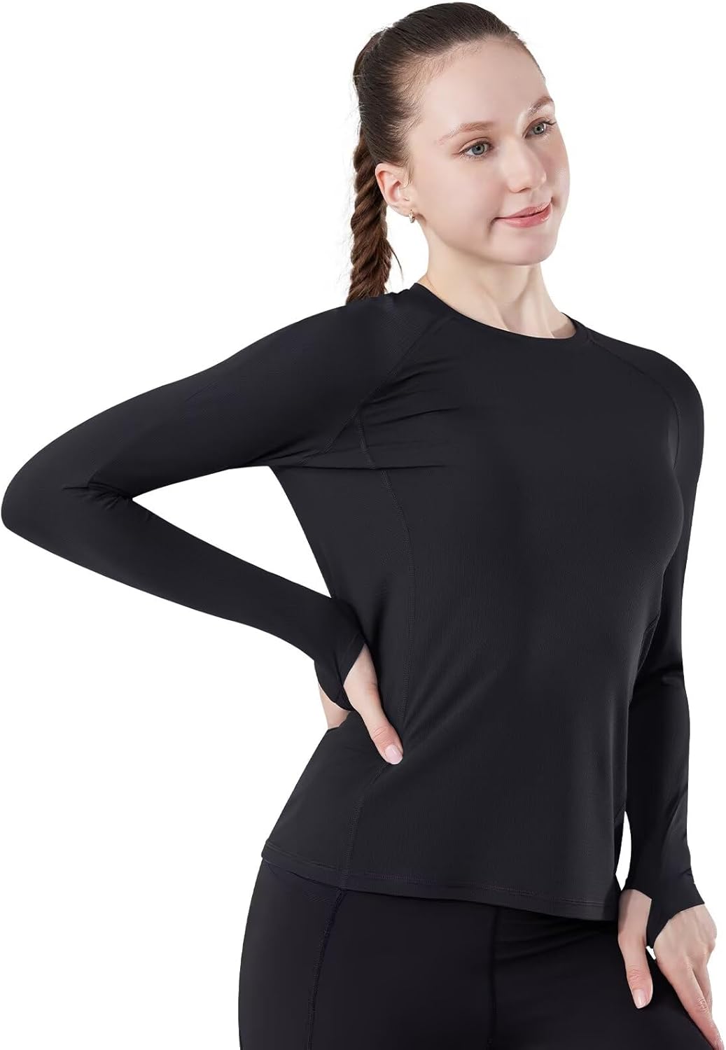 夏向け レディース 接触冷感 コンプレッション トレーニングTシャツ