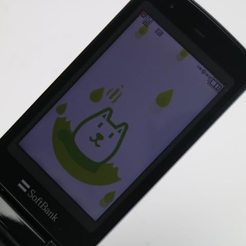 防水 フューチャーフォン SHARP 202SH ブラック SoftBank