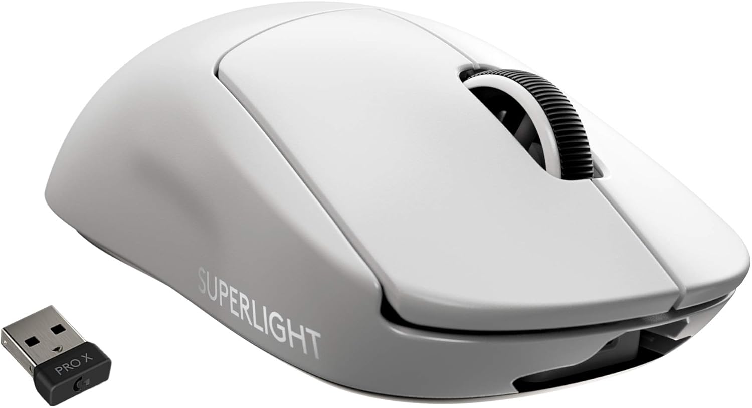 Logicool G PRO X SUPERLIGHT ワイヤレスゲーミングマウス(63g未満、LIGHTSPEED HERO 25Kセンサー、POWERPLAY対応、ホワイト)