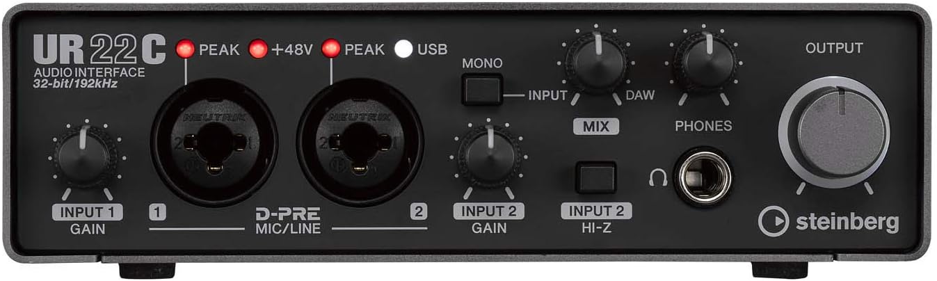 USB3.0オーディオインターフェイス Steinberg UR22C