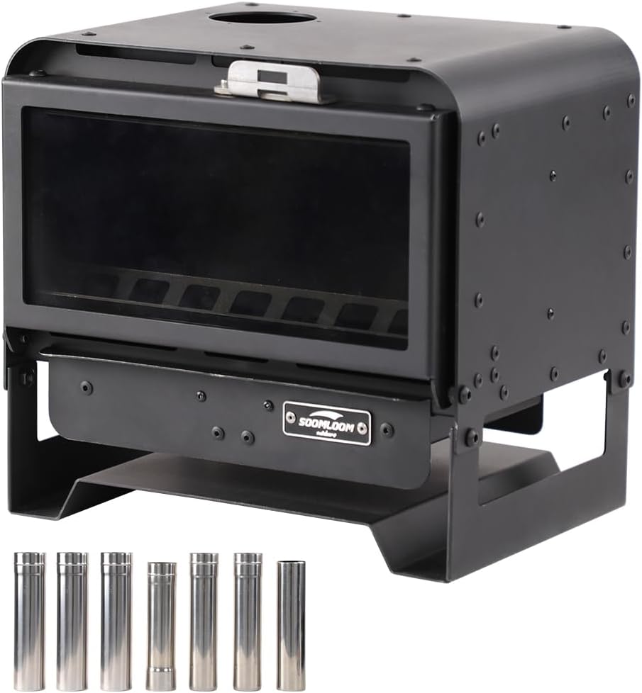 ポータブルキャンプ用薪ストーブ - KAKA焚き火・BBQ調理器具