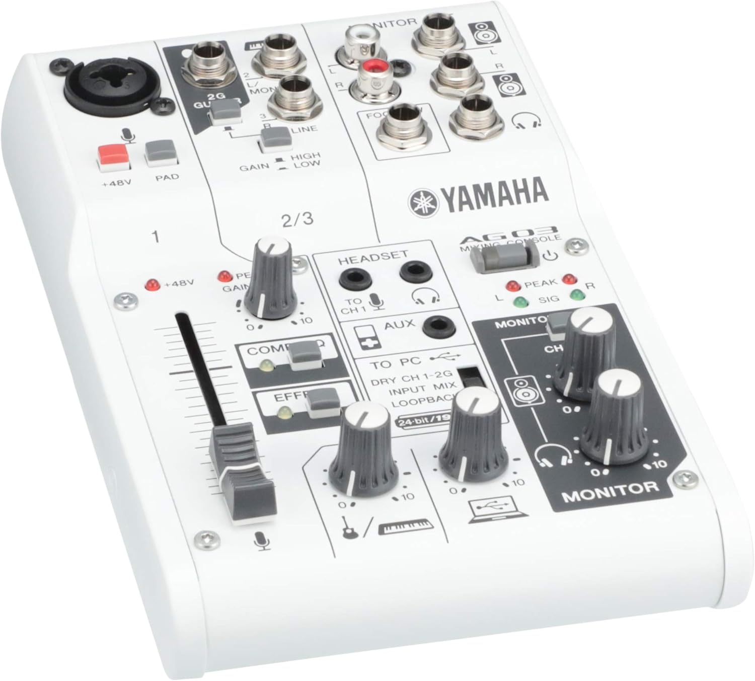 ヤマハ YAMAHA 3チャンネルウェブキャスティングミキサー AG03 音楽制作アプリ対応