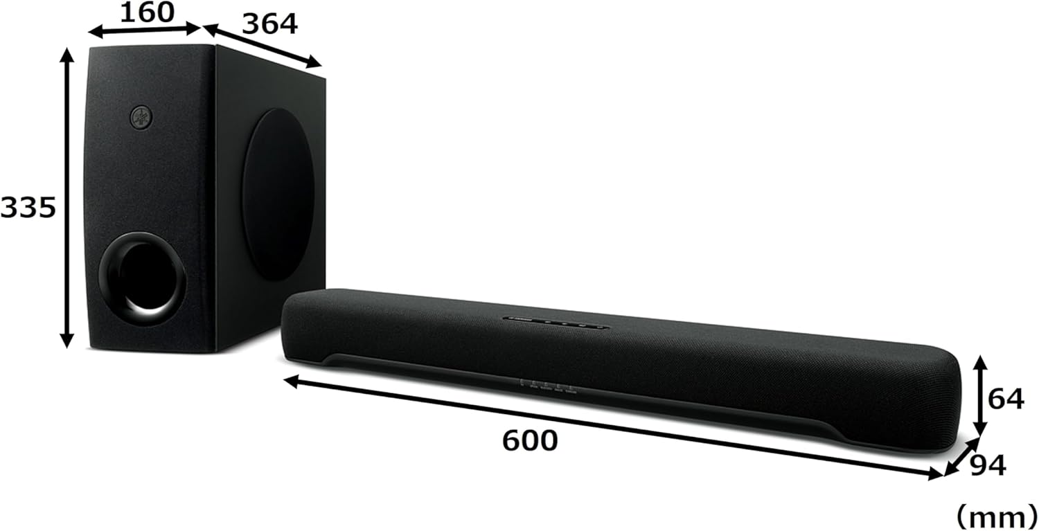 Bluetooth対応コンパクトサウンドバー SR-C30A - テレビ・PC・ゲーム用スピーカー (ブラック)