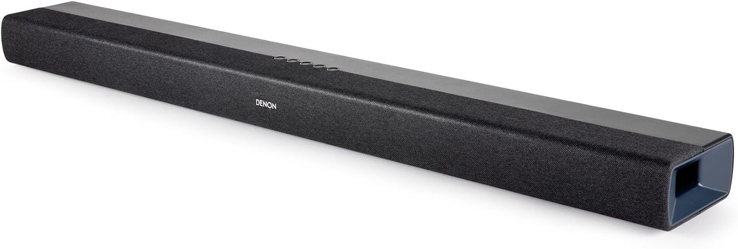 デノン サウンドバー Dolby Atmos対応 デュアルサブウーハー搭載 DHT-S218K ブラック