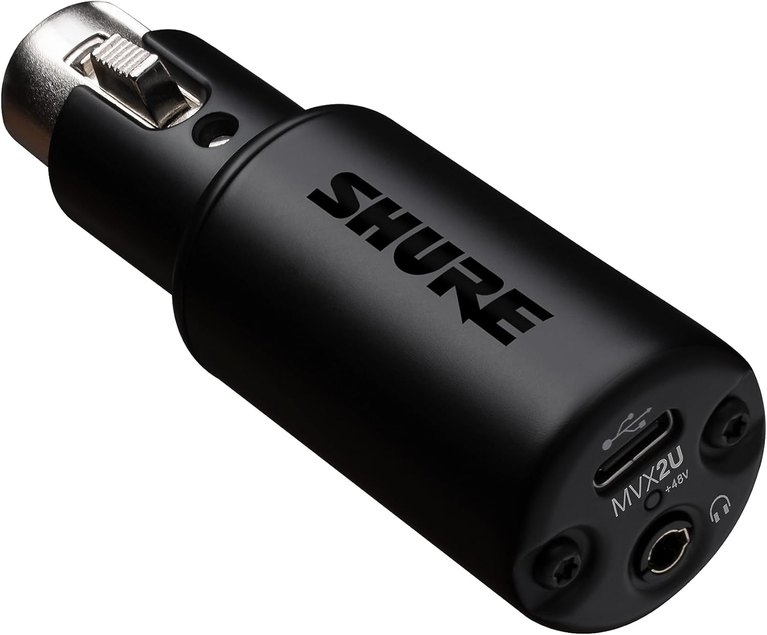 MVX2U デジタルオーディオインターフェース XLR-USB変換アダプター【ヘッドホン出力・ファンタム48V・最大60dBゲイン】