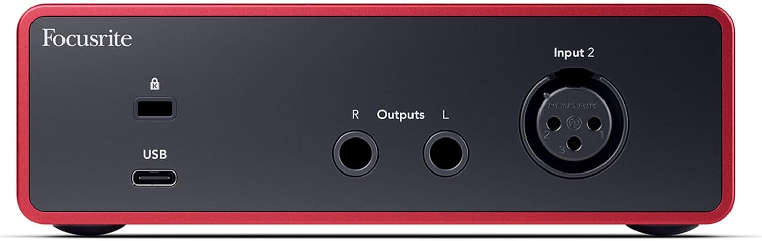 Focusrite Scarlett Solo 第4世代 USBオーディオインターフェース ギタリスト・ボーカリスト向け スタジオ品質録音セット
