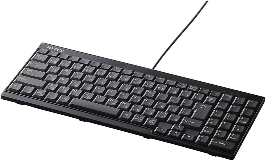有線スリムキーボード ブラック BSKBU14BK USB接続