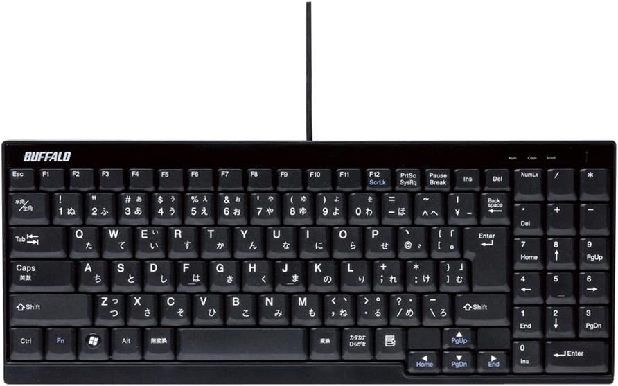 有線スリムキーボード ブラック BSKBU14BK USB接続