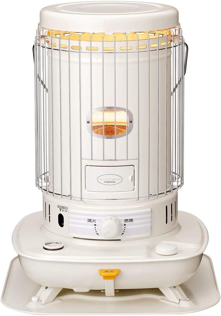 対流型石油ストーブ (木造17畳 / コンクリート23畳) 日本製 ホワイト SL-66D2