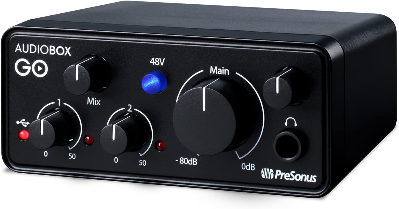 オーディオインターフェース PreSonus AUDIOBOX GO