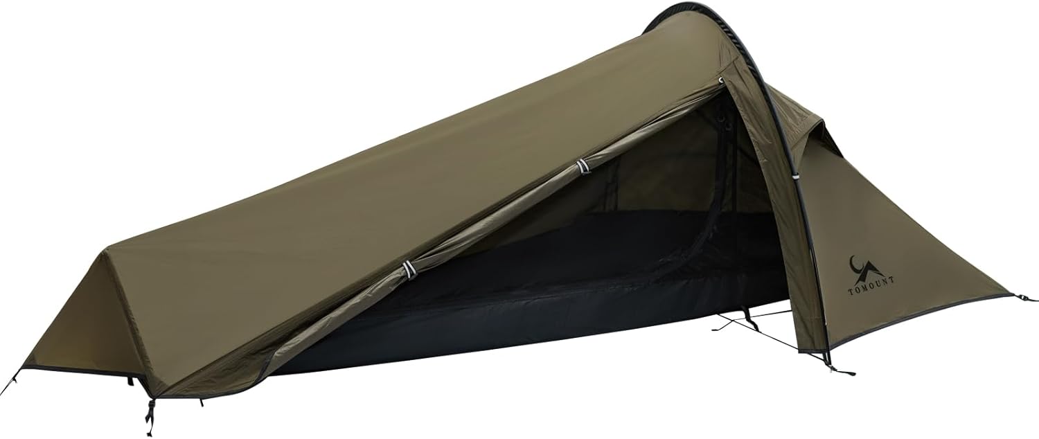 超軽量バックパック用ソロテント 1人用 20Dナイロン 耐水圧3000mm 2層式