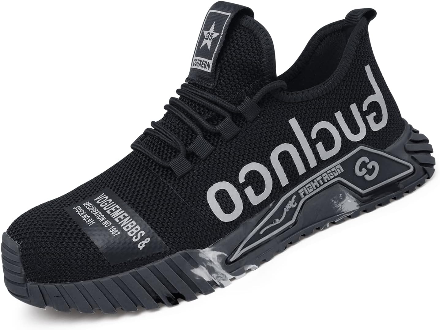 男性用レディース対応鋼先芯安全靴 通気性・耐滑性・釘踏み抜き防止