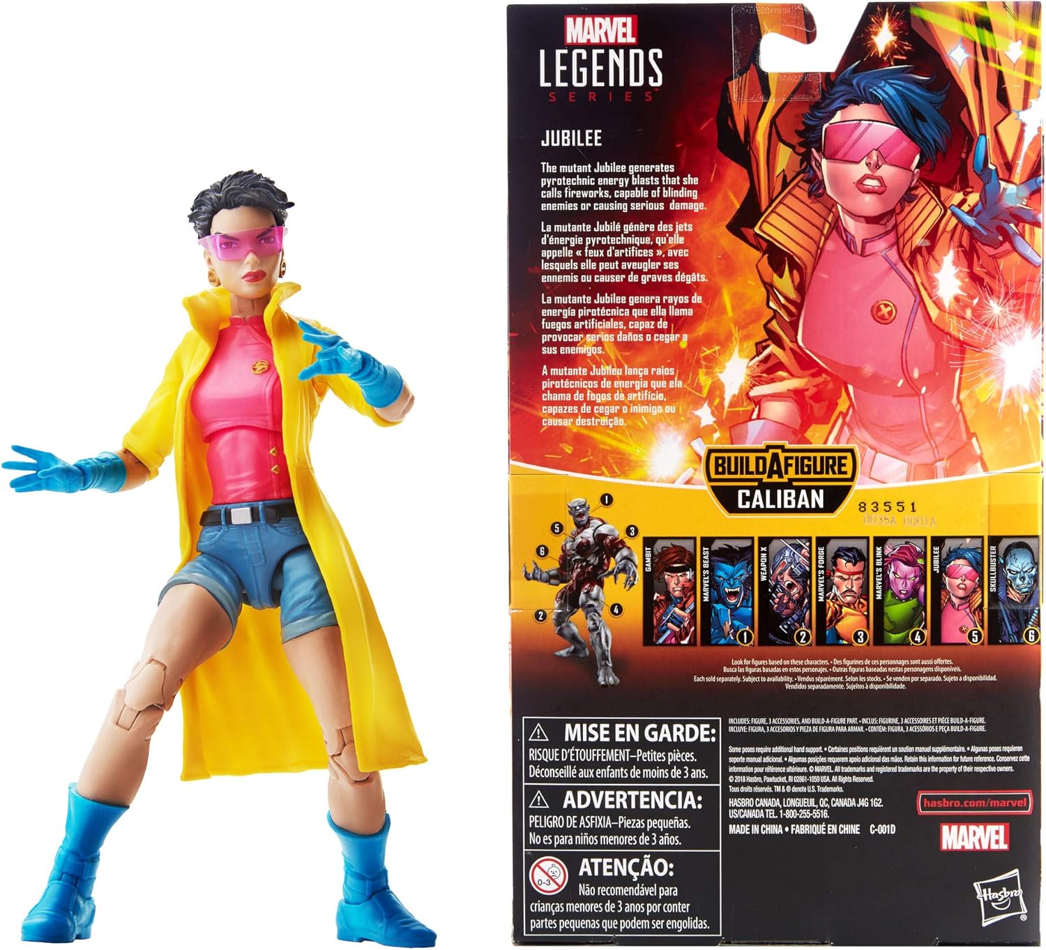 X-MEN マーベルレジェンド 6インチ アクションフィギュア ジュビリー