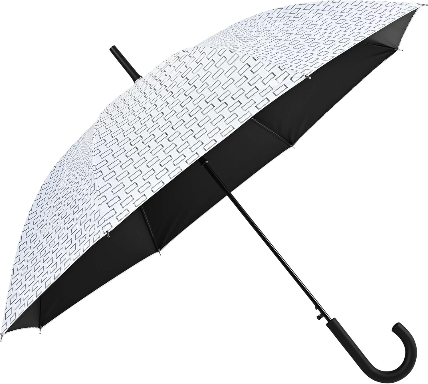 晴雨兼用 メンズ日傘 遮熱効果 グラスファイバー 60cm UVカット