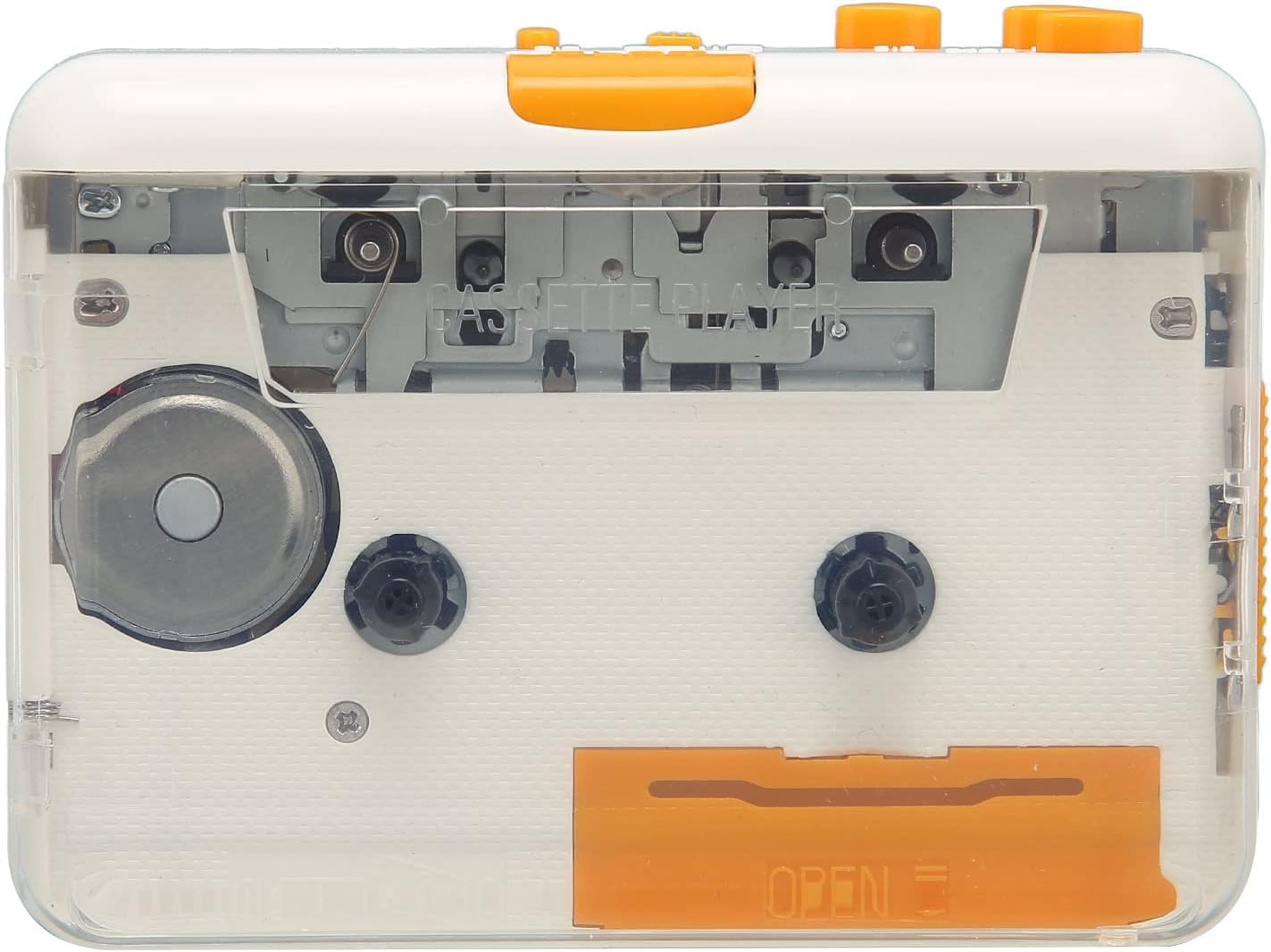 ポータブルカセットプレーヤー USBケーブル・イヤホン付き MP3コンバーター