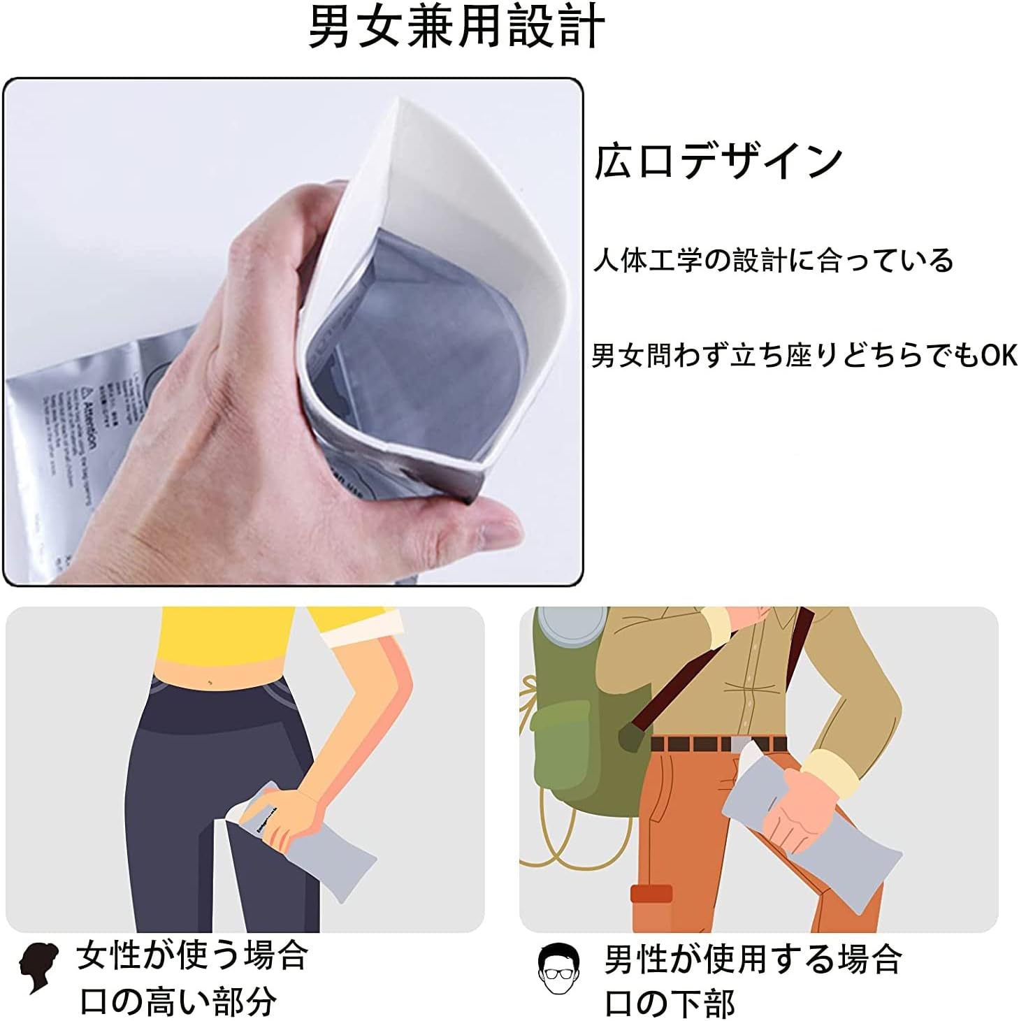 非常用携帯トイレ 16回分 700cc 消臭・除菌機能付き アウトドア・防災用