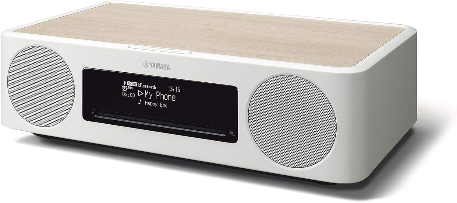 ヤマハ TSX-B237 デスクトップオーディオ CD/USB/FM/Bluetooth/Qi対応 レトロモダンデザイン