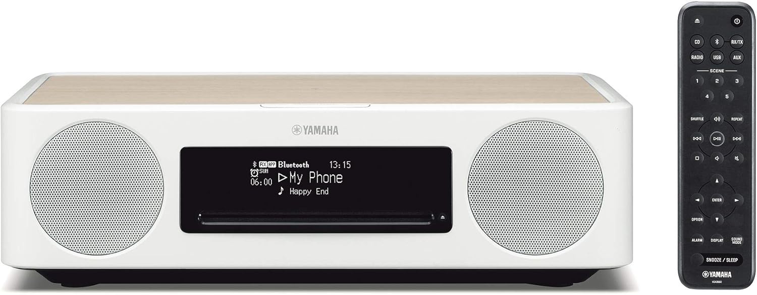 ヤマハ TSX-B237 デスクトップオーディオ CD/USB/FM/Bluetooth/Qi対応 レトロモダンデザイン