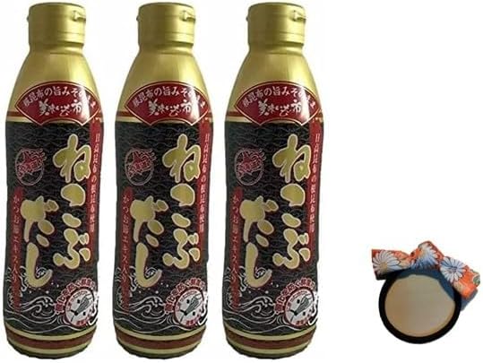 美味しいもの市限定 ねこぶだし 3本セット おしゃれな着物ヘアゴム付き