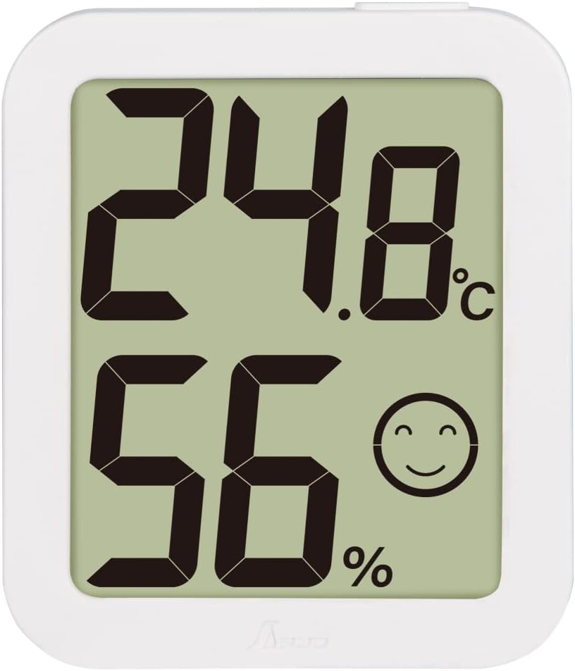 デジタル温湿度計 環境チェッカー ホワイト 73247