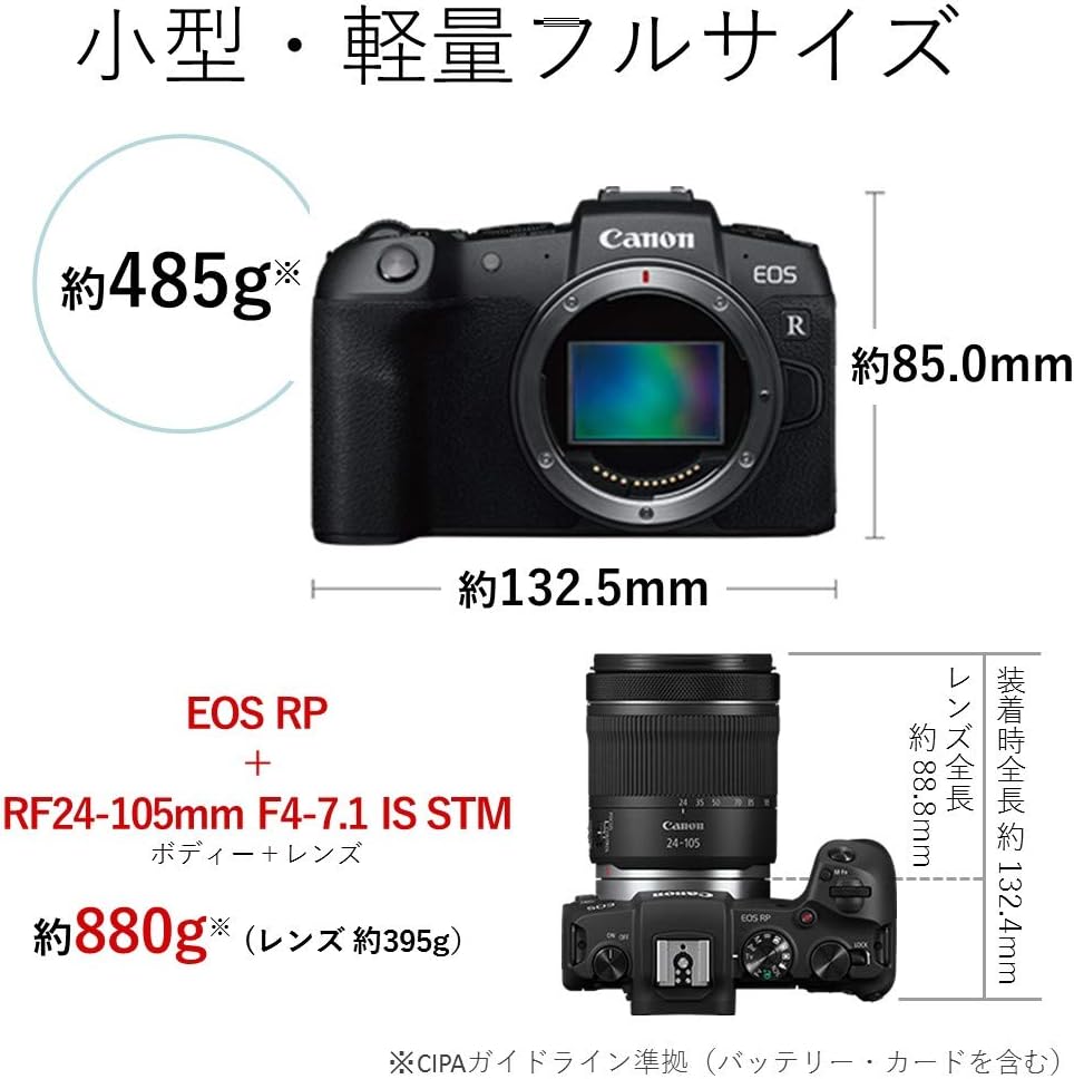 Canon EOS RP ミラーレスカメラ RF24-105mm レンズキット