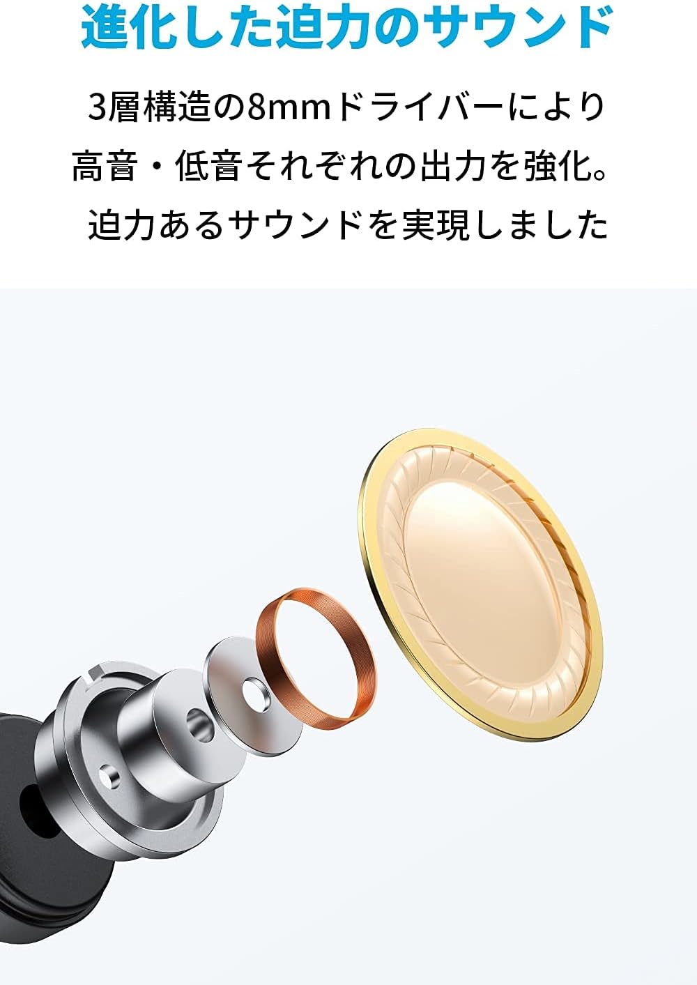Anker Soundcore Liberty Neo 2 完全ワイヤレスイヤホン ブラック【Bluetooth 5.2 / IPX7防水 / 最大40時間再生】