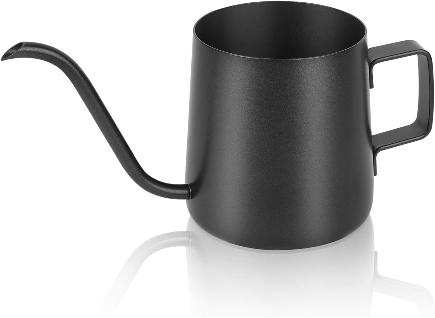 ミニドリップコーヒーポット ステンレス グースネック 250ML ハンドル付き ブラック