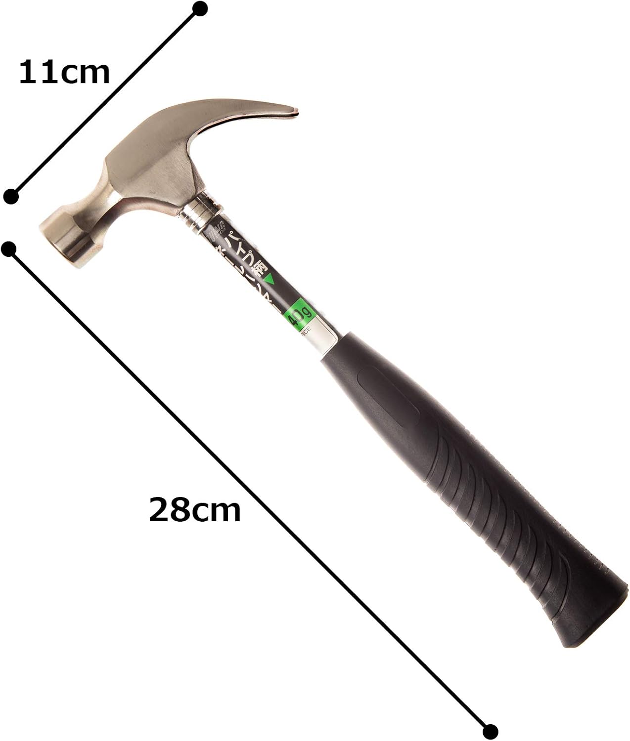 角利産業 ネールハンマー パイプ柄 300mm 340g DIY木工用