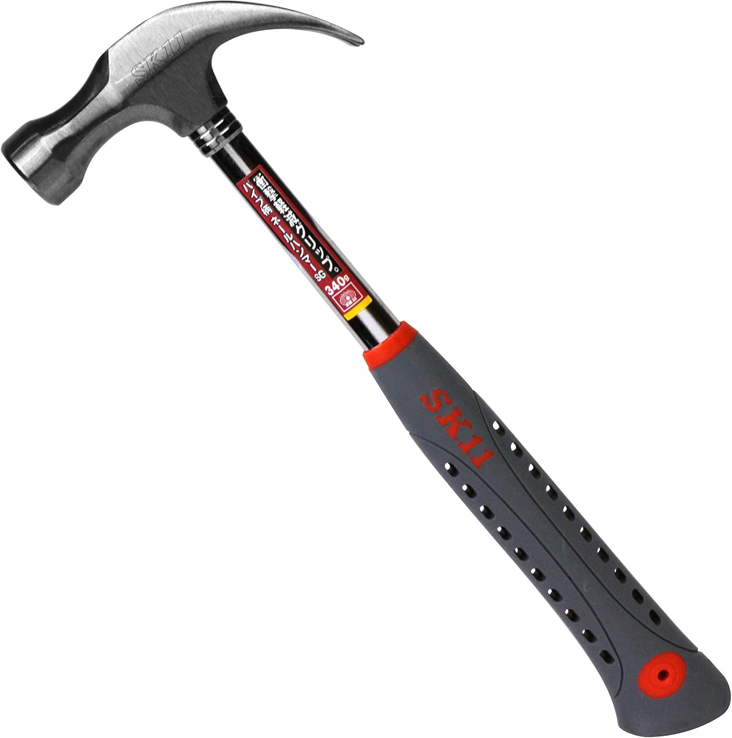 パイプ柄ネールハンマー ソフトグリップ 340g
