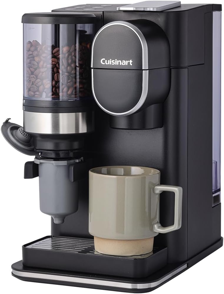 豆挽き機能付き1杯用コーヒーメーカー ブラック DGB-2KJ