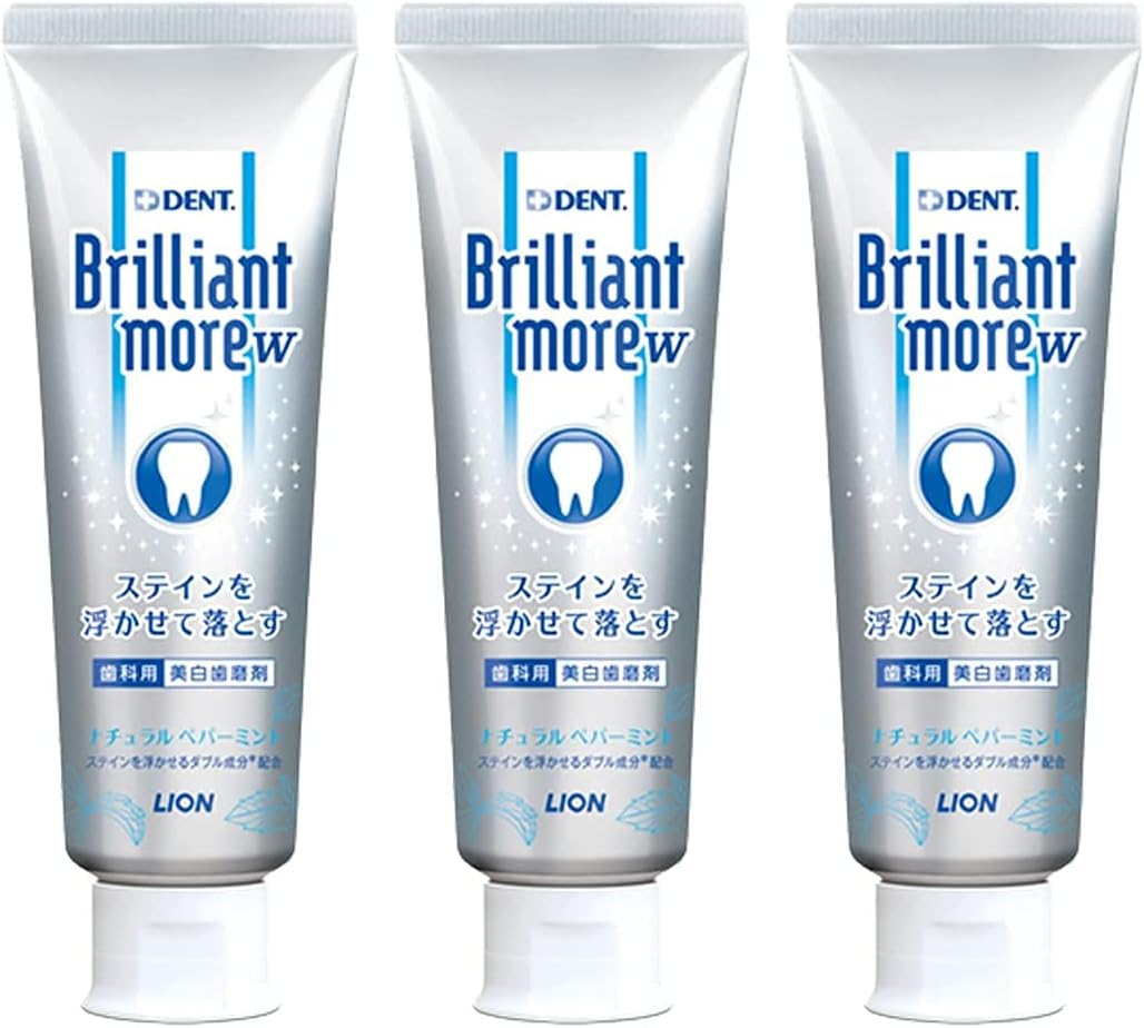 ホワイトニング歯磨き粉 ダブルナチュラルペパーミント 90g×3本【歯科専売】