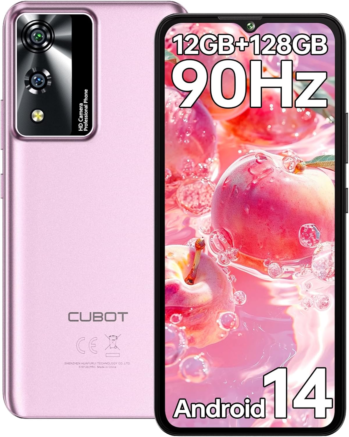 CUBOT A10 SIMフリースマートフォン 12GB RAM・128GBストレージ・1TB拡張可・6.56インチ・48MPカメラ・5100mAhバッテリー・グローバル版