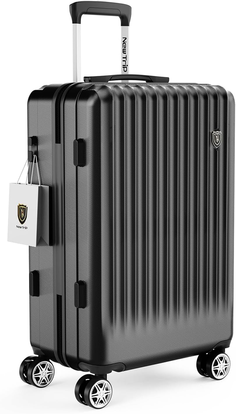機内持ち込みスーツケース 軽量 大型 Sサイズ TSAロック付き (ブラック)