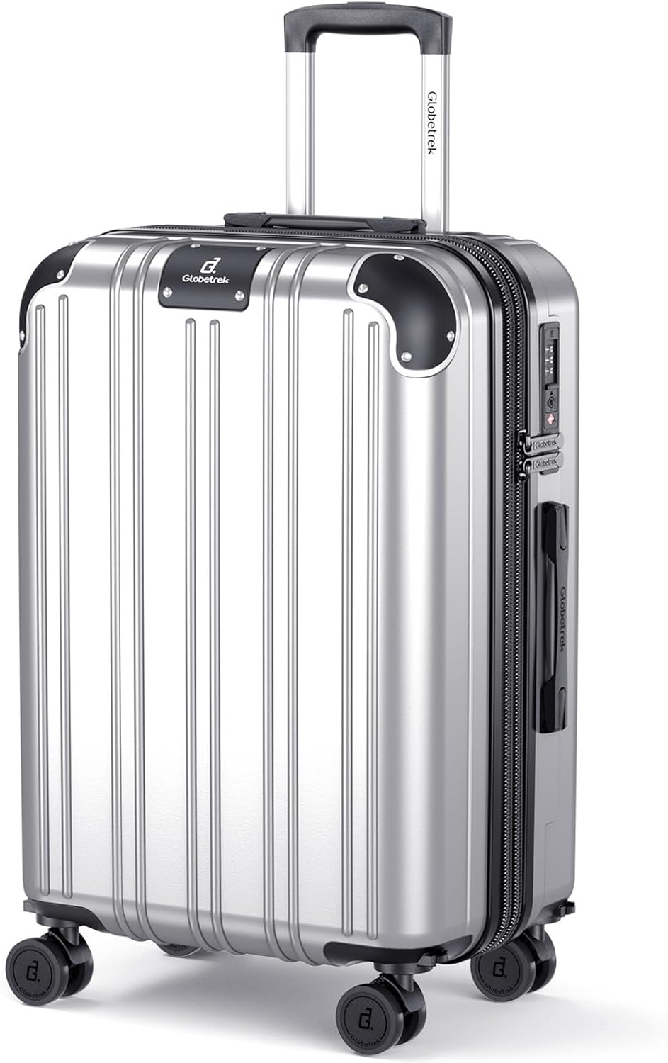 【軽量】機内持ち込みスーツケース Sサイズ 40L 拡張機能付き シルバー