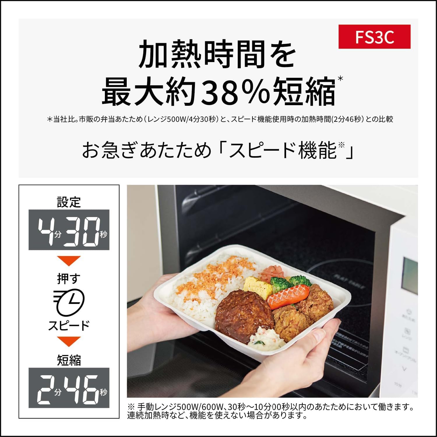 パナソニック 23L コンパクトオーブンレンジ 蒸気センサー ホワイト