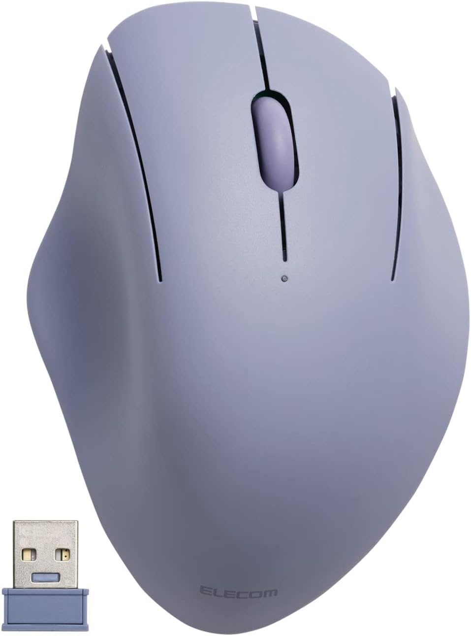 抗菌静音ワイヤレスマウス SHELLPHA 2.4GHz 3ボタン ネイビー M-SH10DBSKNV