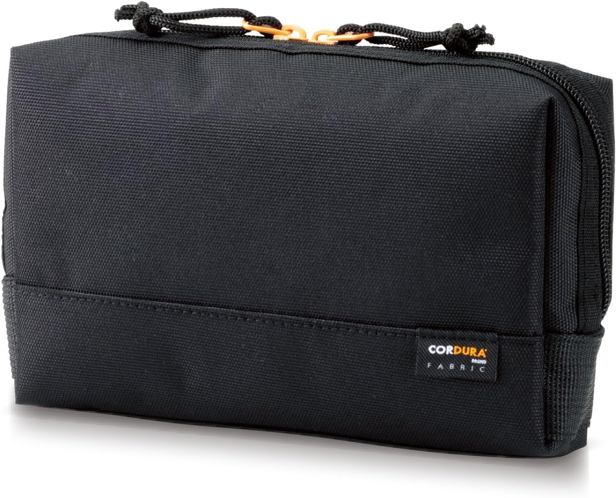 エレコム 大容量ガジェットポーチ 撥水 CORDURA1000 仕切り6ポケット ブラック BMA-CDGP01BK