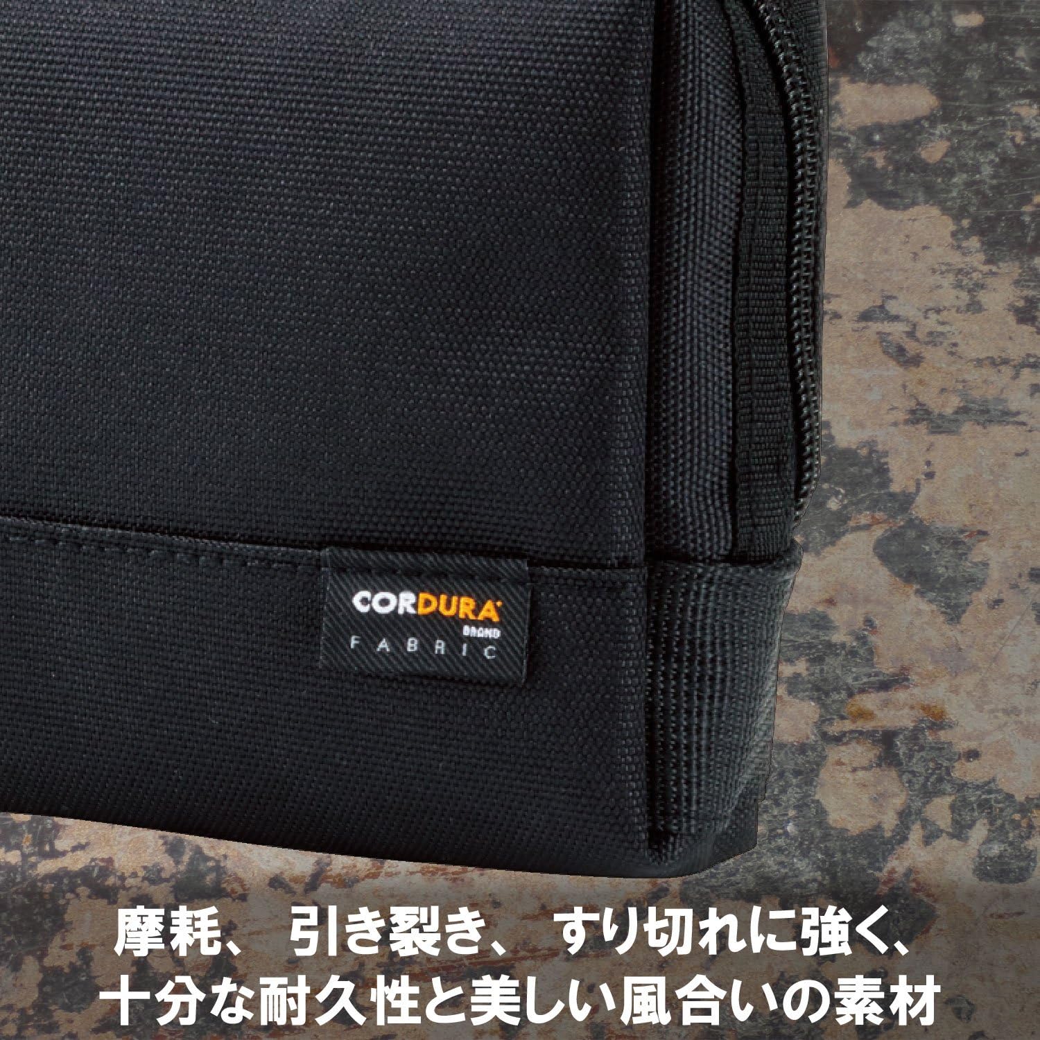 エレコム 大容量ガジェットポーチ 撥水 CORDURA1000 仕切り6ポケット ブラック BMA-CDGP01BK