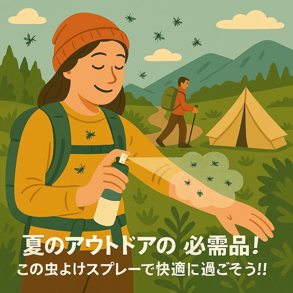 レジャー用携帯虫除けスプレー 12mL 蚊・ブヨ・ダニ対策
