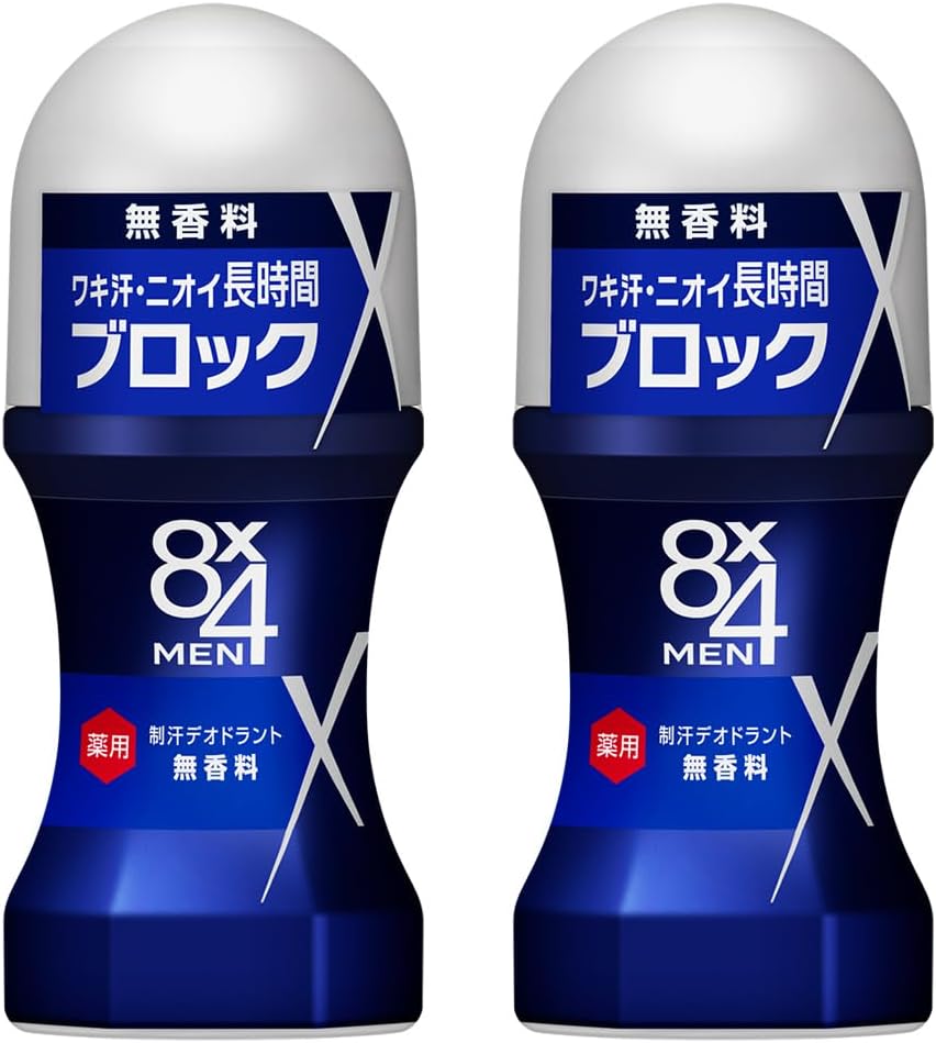 無香料デオドラントエイトフォーメンロールオン60ml×2個セット【男性用】