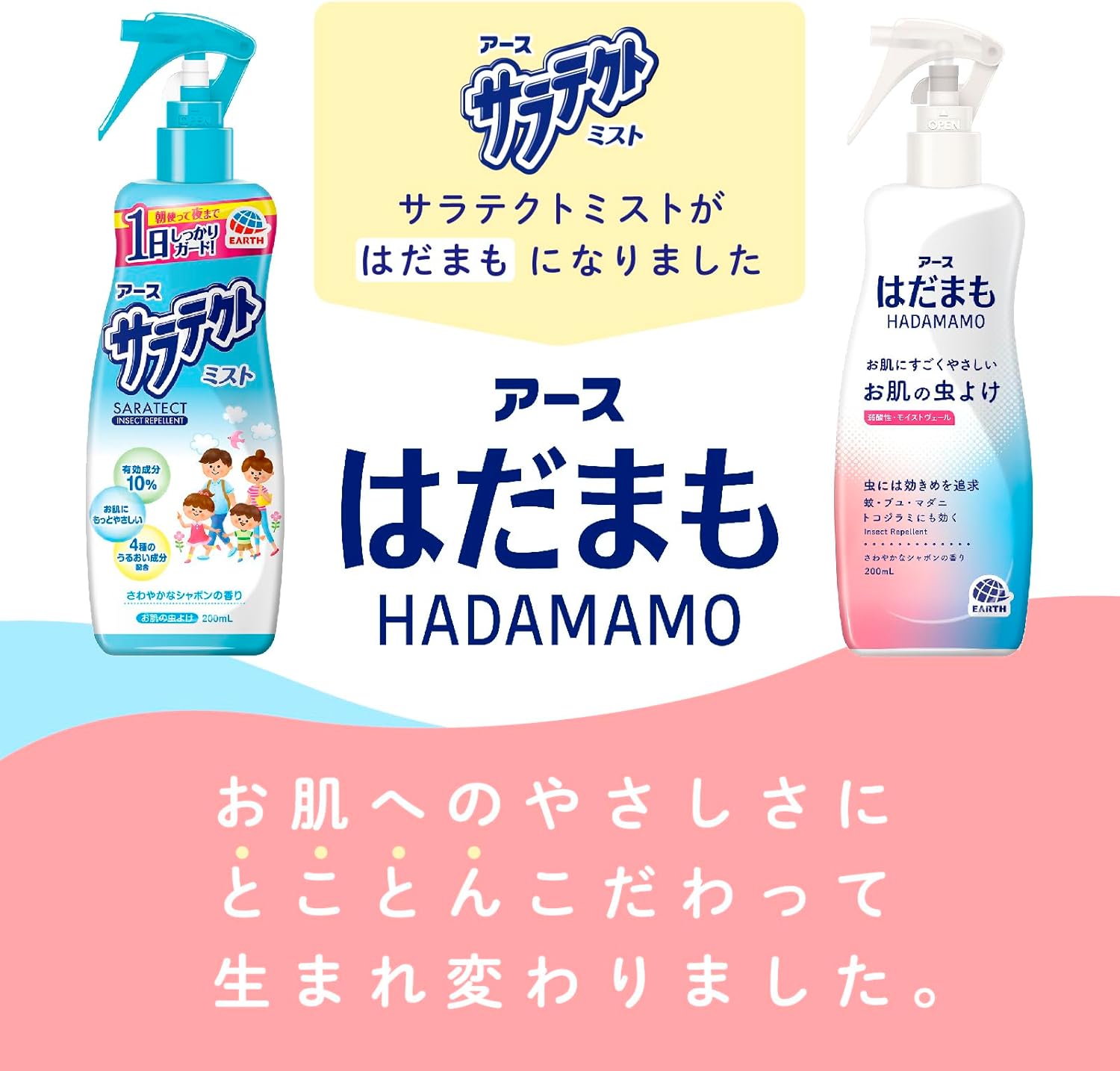 お肌にやさしい虫よけミスト 200ml - 蚊・トコジラミ対策用スプレー