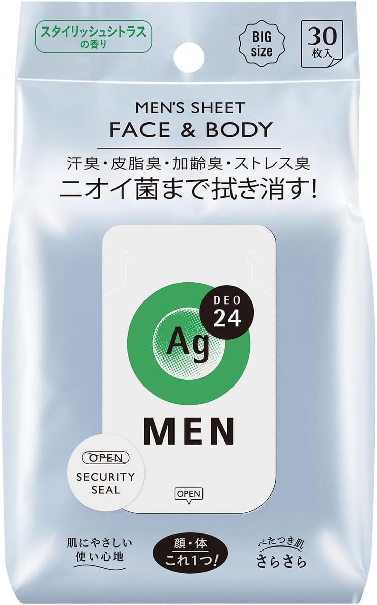 エージーデオ24 メンズシート フェイス＆ボディシトラス 30枚
