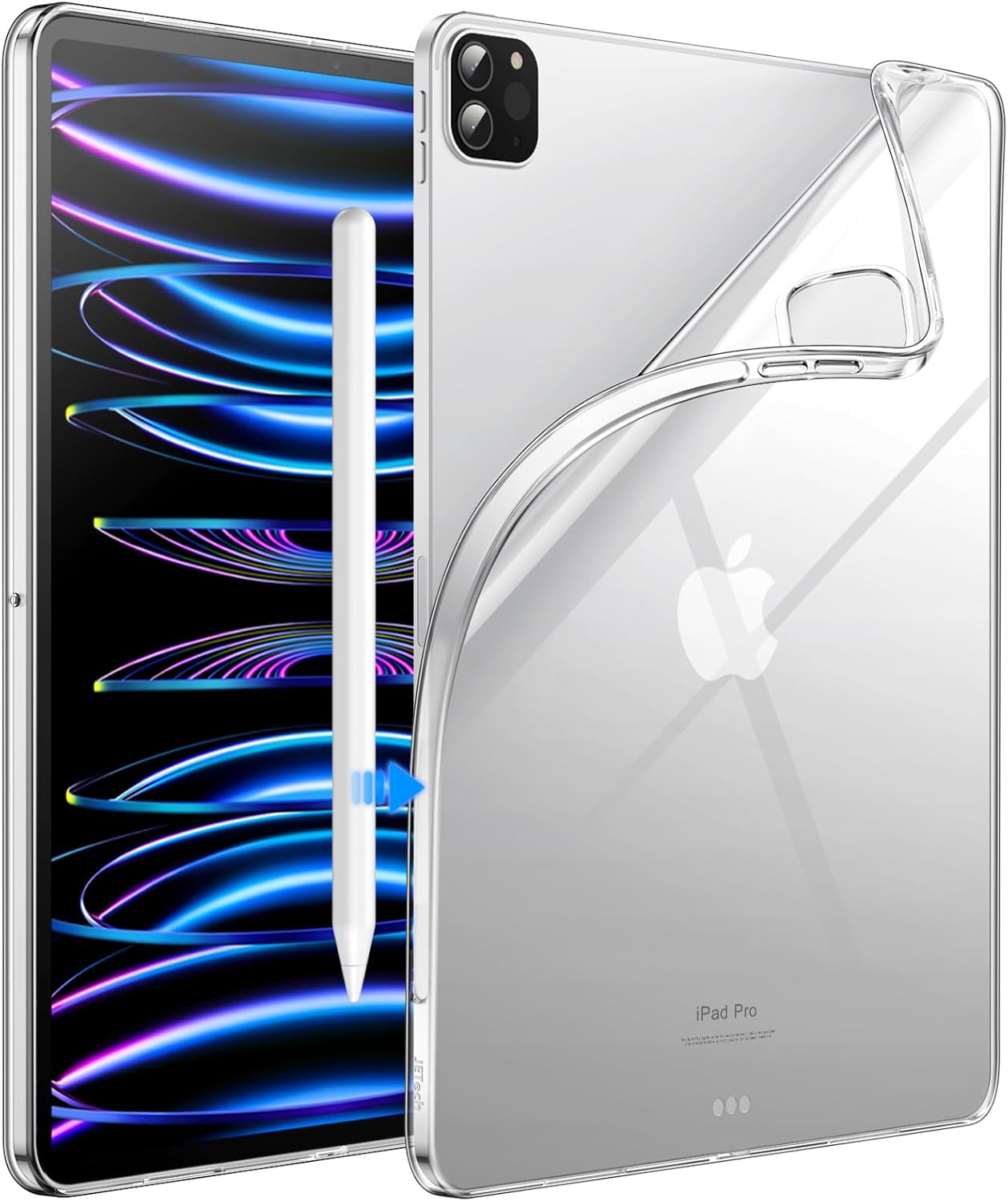 iPad Pro 11インチ用 ソフトTPUケース 透明 スリム 耐衝撃 2020/2021/2022モデル対応